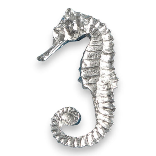 Pewter Brooch - Seahorse