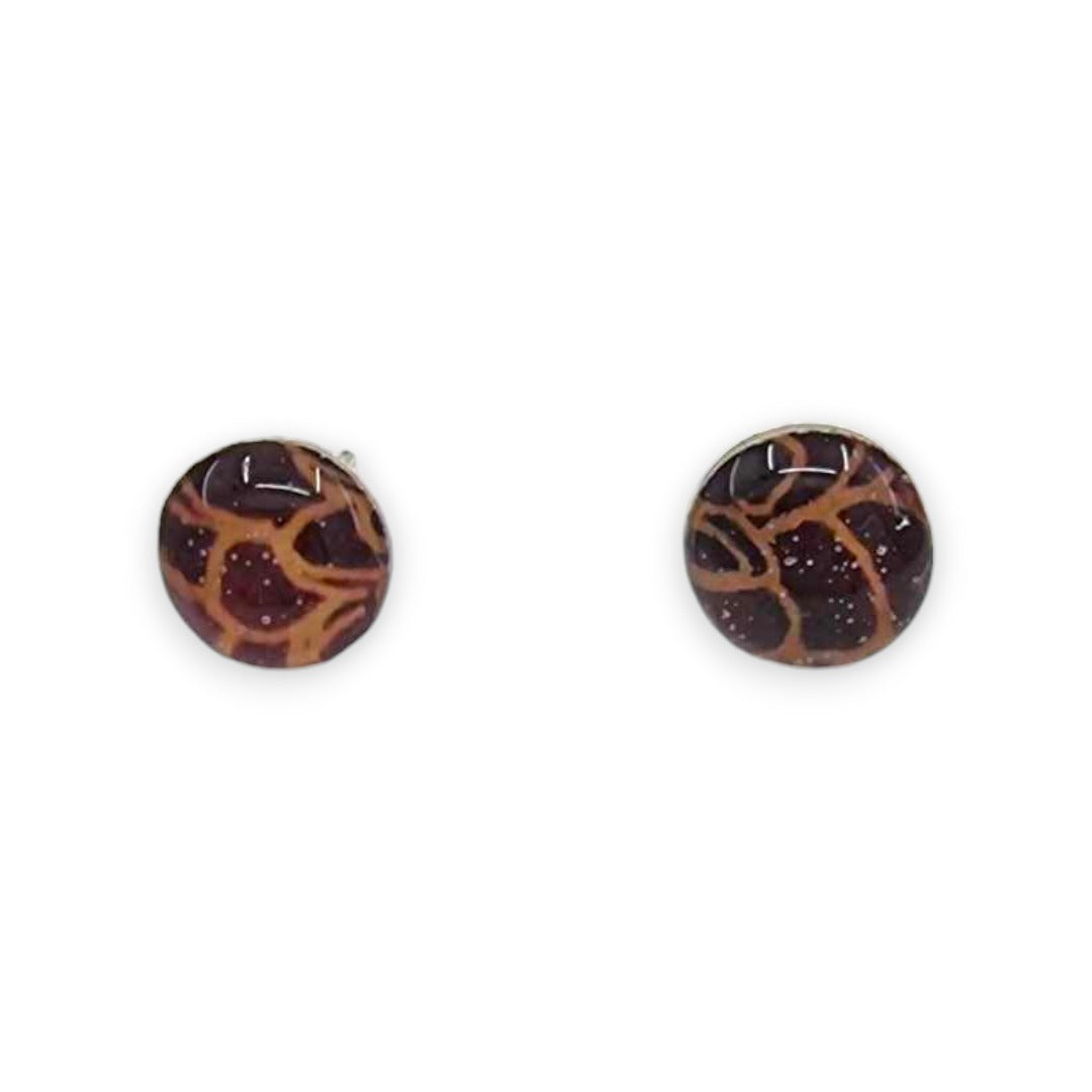 Browns Stud Earrings