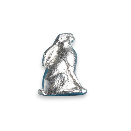 Pewter Brooch - Moon Gazing Hare