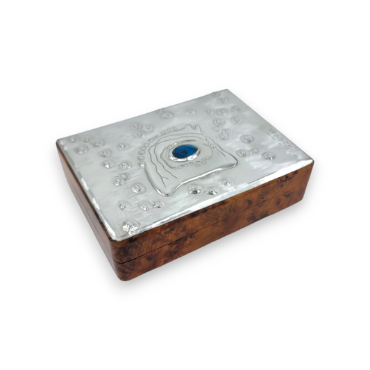 Water Splash (1 section) - Wood and Pewter Box