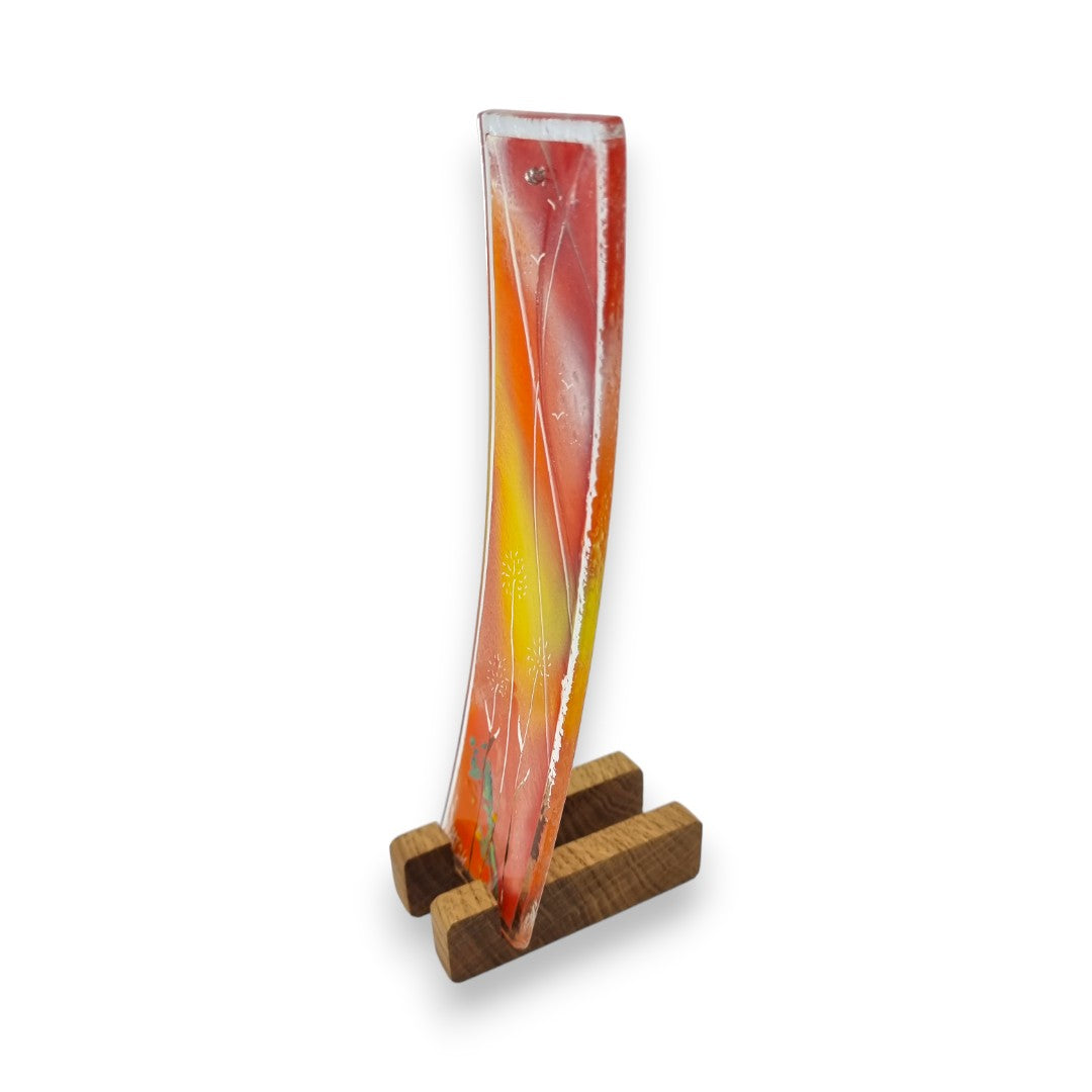 Glass Hanging - Tall Curved Rectangle