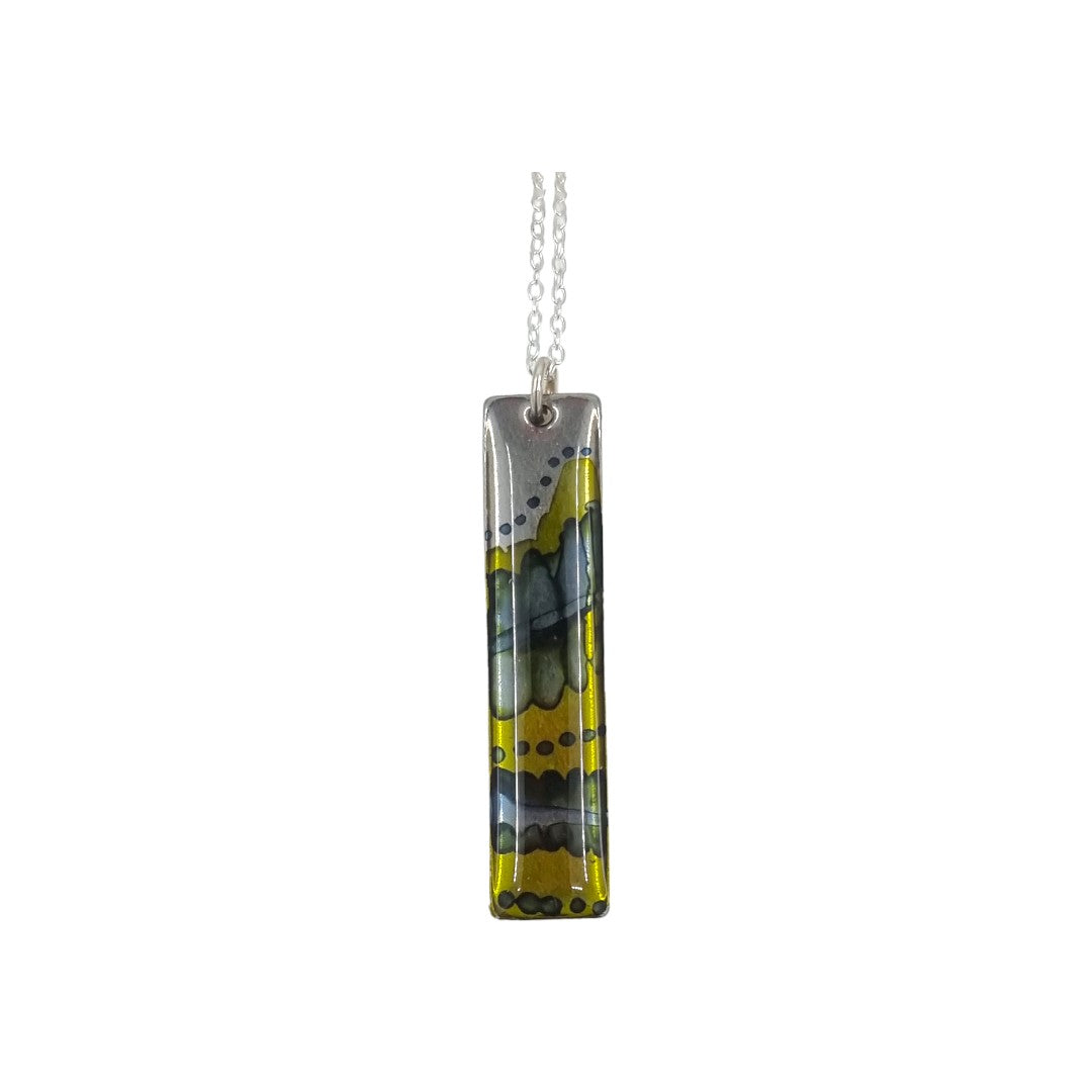 Inky Pendant - Grey & Yellow