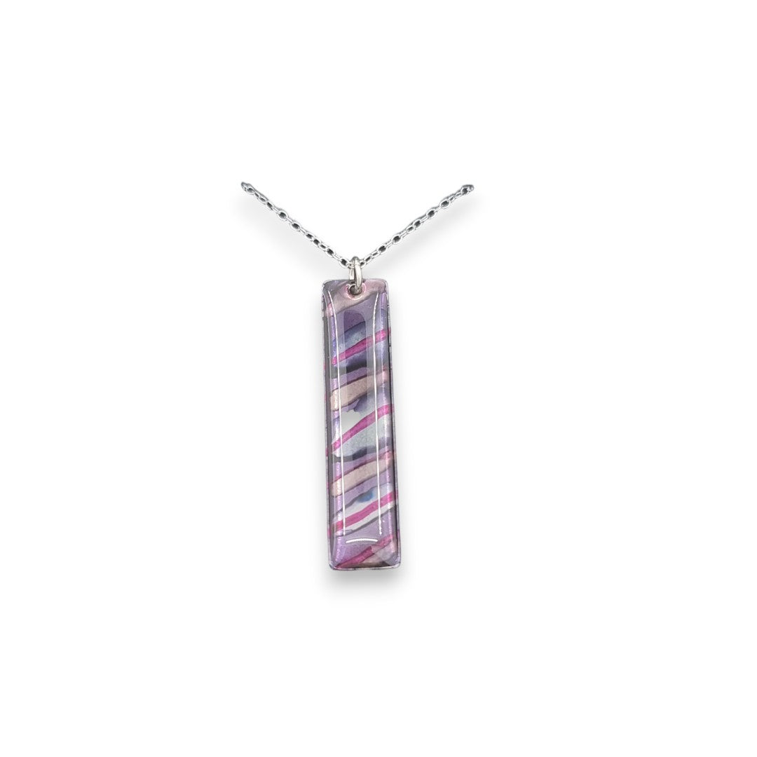 Inky Pendant - Pink & Purple