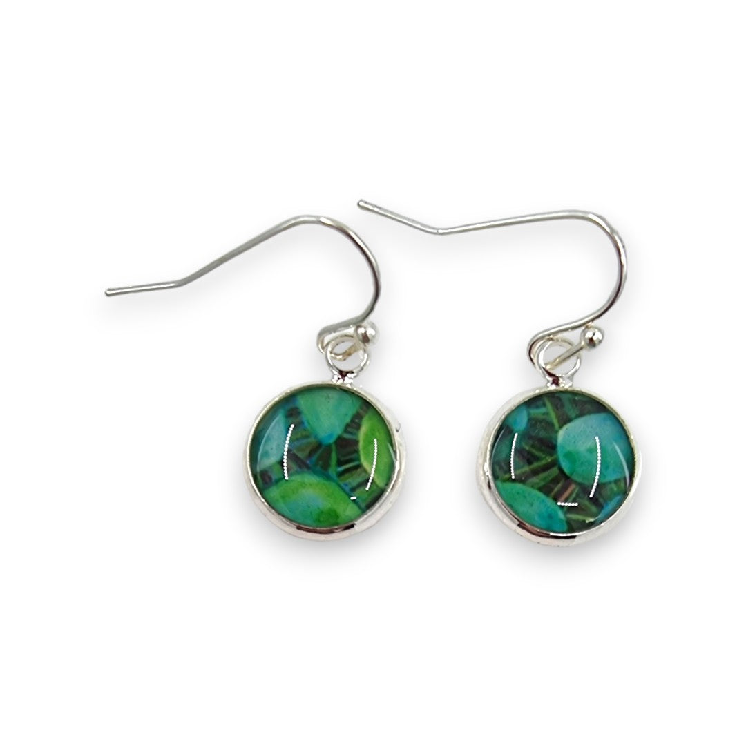 Greens Drop Earrings