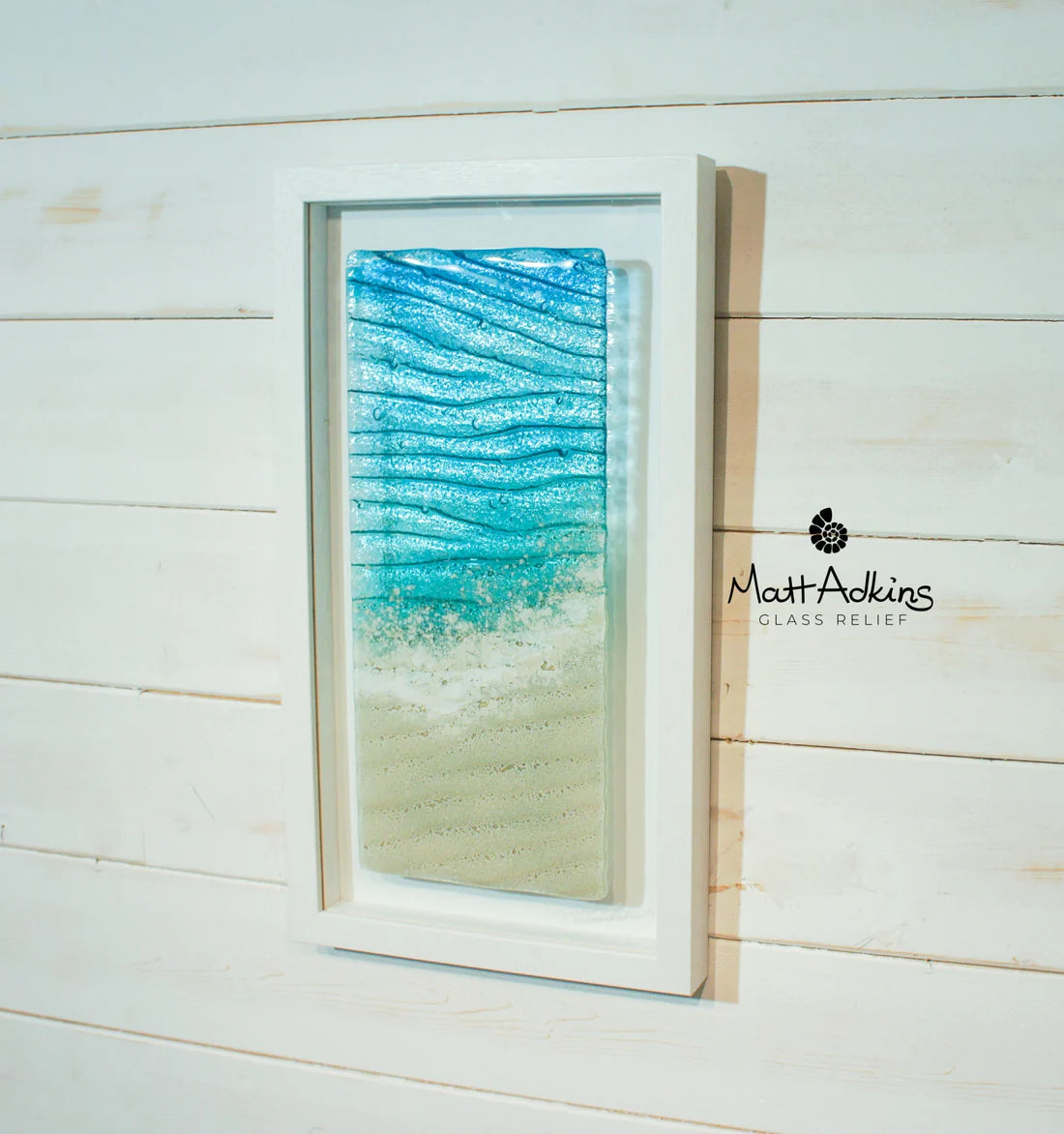 Framed - Portrait Paradise - Fused Glass